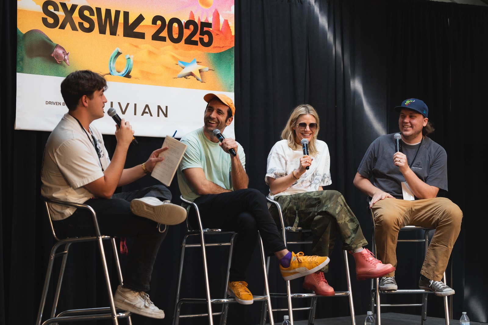 Panelists sharing ideas at SVC during SXSW.